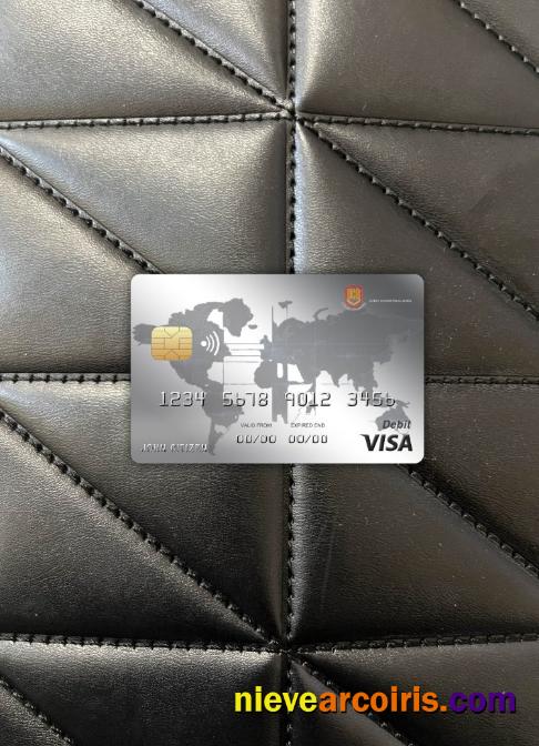 Cambodia Union Commercial bank visa card photolook